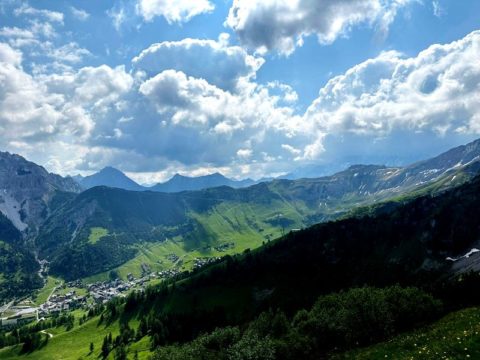 Attendees networking at LGT event in Liechtenstein, engaging in discussions about future trends and wealth management.