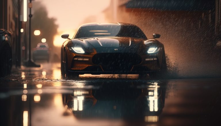 Wealth management experts with a luxury Porsche car, showcasing the intersection of financial success and high-end automobiles