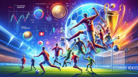 Wealth Manager an einem modernen Schreibtisch, der die strategischen Parallelen zwischen der Europameisterschaft 2024 und der unabhängigen Vermögensverwaltung symbolisiert.