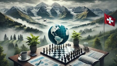 Dieses visuell beeindruckende Bild veranschaulicht das Konzept der "Strategischen Resilienz", insbesondere im Kontext der finanziellen Vermögensverwaltung in der Schweiz.