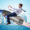 A professional in a business suit riding a rocket, symbolising the rapid growth and success in building a career in wealth management.