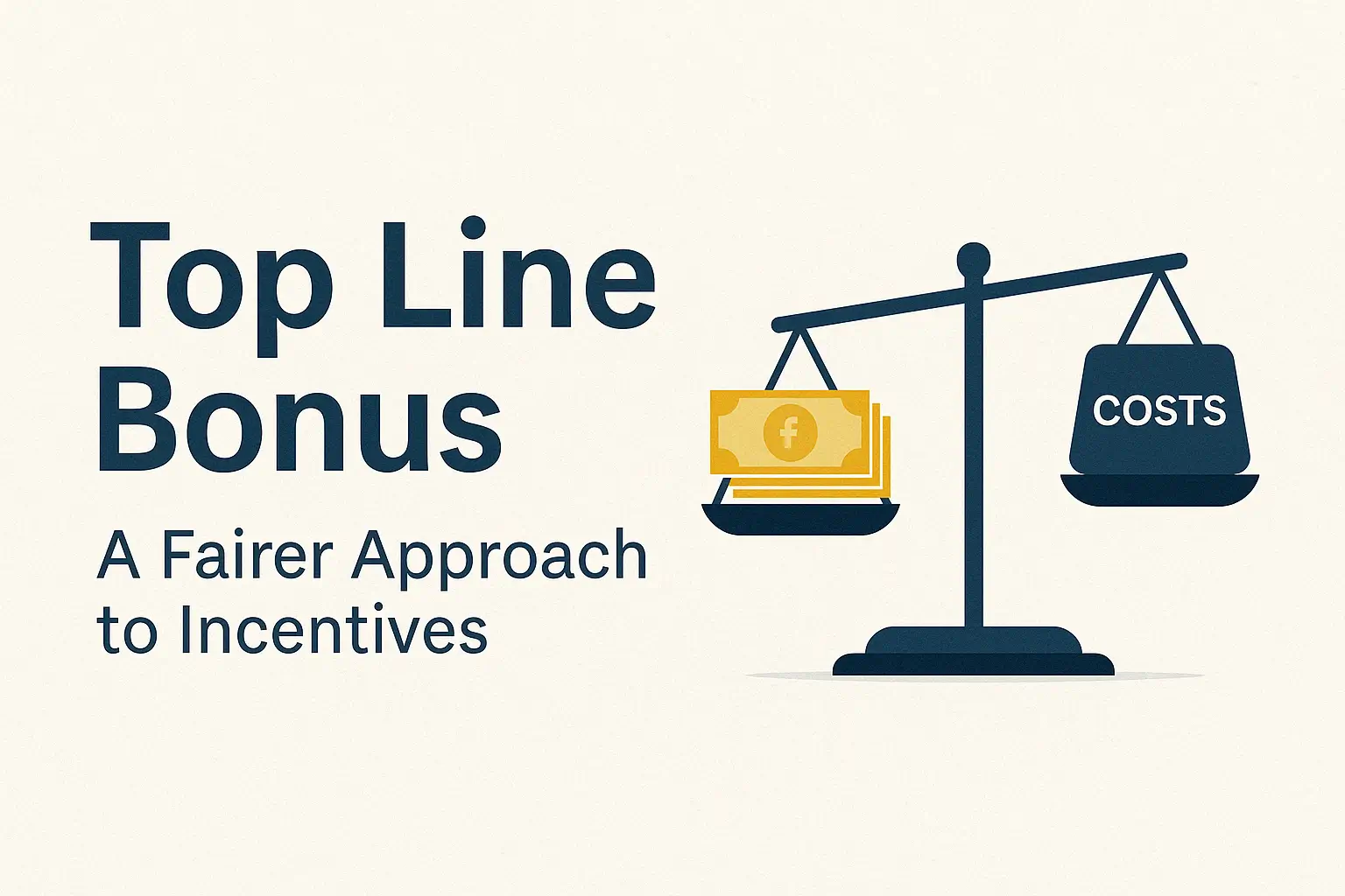 Illustration zum Vergleich von Top-Line- und Net-Line-Bonusmodellen in der Vermögensverwaltung, die Transparenz gegenüber versteckten Abzügen hervorhebt