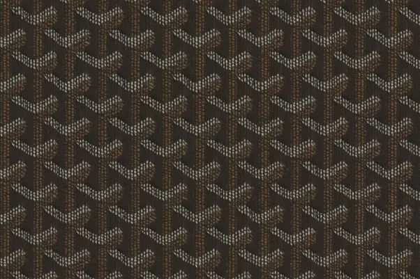 Das luxuriöse Goyard-Muster symbolisiert die Verschmelzung von Exklusivität, Markenbildung und Vermögensverwaltung durch Prominente.