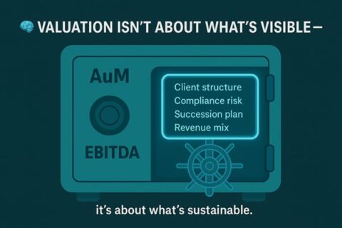 Sichere Illustration der versteckten Bewertungstreiber jenseits von EBITDA und AuM in der unabhängigen Vermögensverwaltung