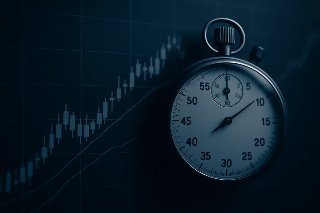 Close-up of four symbolic financial keys representing strategic decisions, leverage, and market exposure.