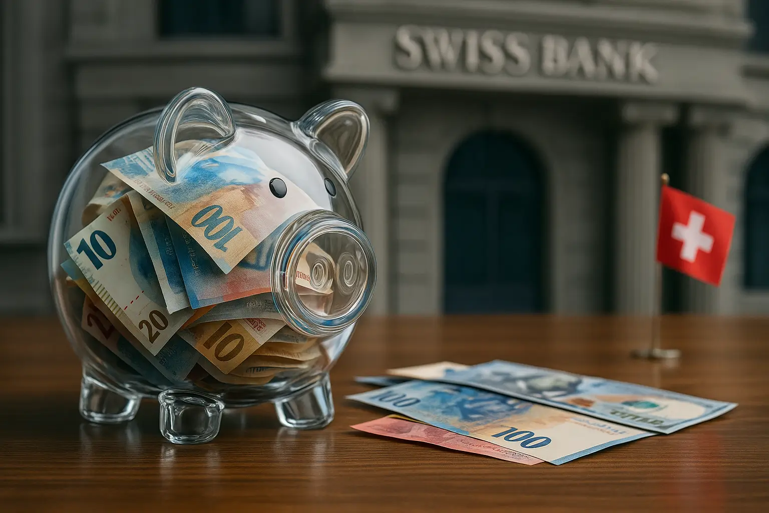 Vergleich der Schweizer Private-Banking-Gebühren, der die Beratungs-, Verwaltungs- und Verwahrungskosten in einem modernen Finanzumfeld zeigt.