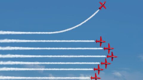 Der Umbruch in der Vermögensverwaltungsbranche wird durch die Bildung eines Flugzeugs verdeutlicht