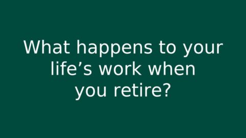 Retirement wealth management question highlighting continuity, client relationships, and legacy planning for private bankers